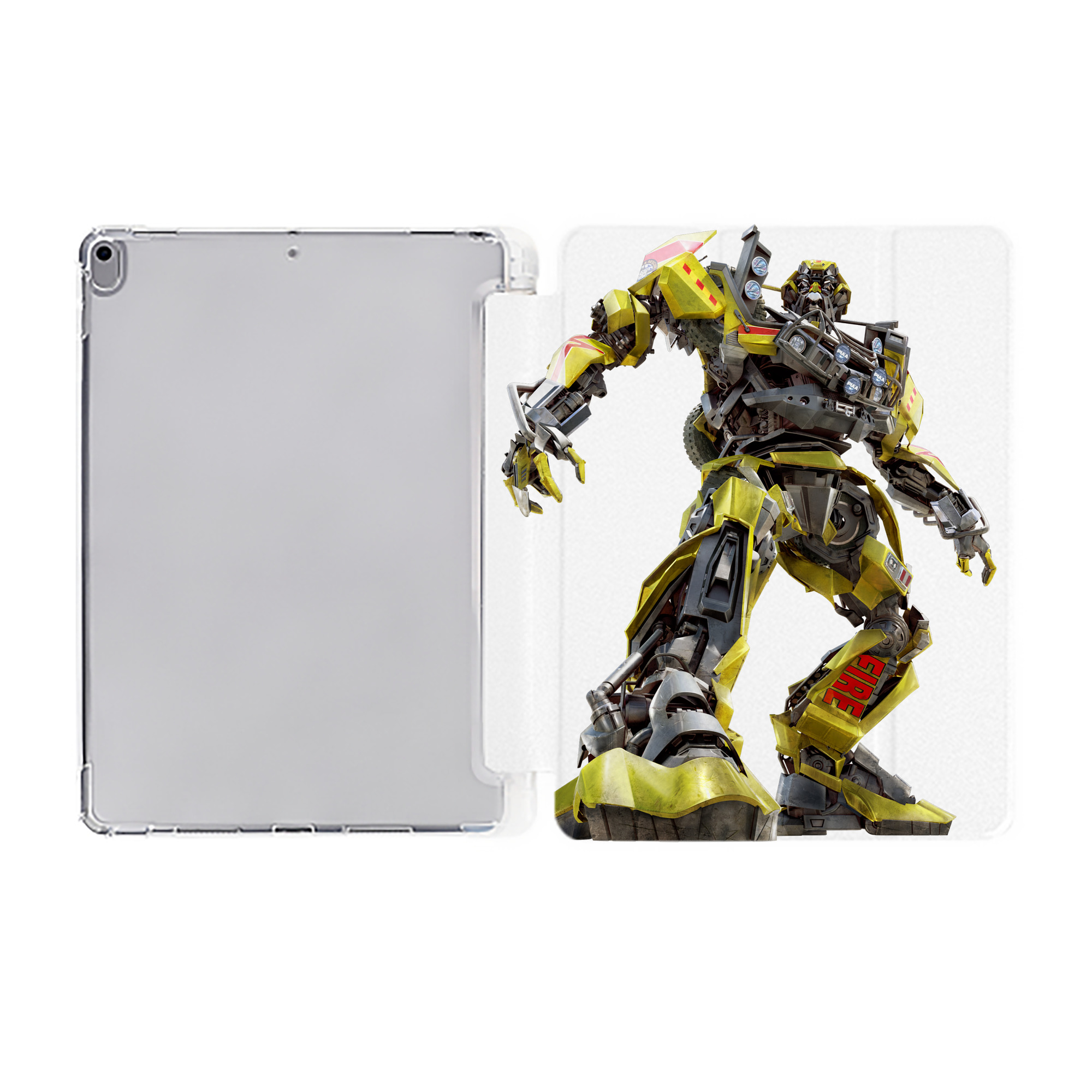（画像用）  IPad ケース ペン収納付き 三つ折りスタンド PUレザー×シリコン 対応機種9.5/10.5/10.9インチ